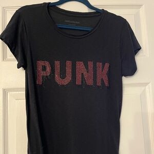 Zadig & Voltaire Red crystal PUNK tee